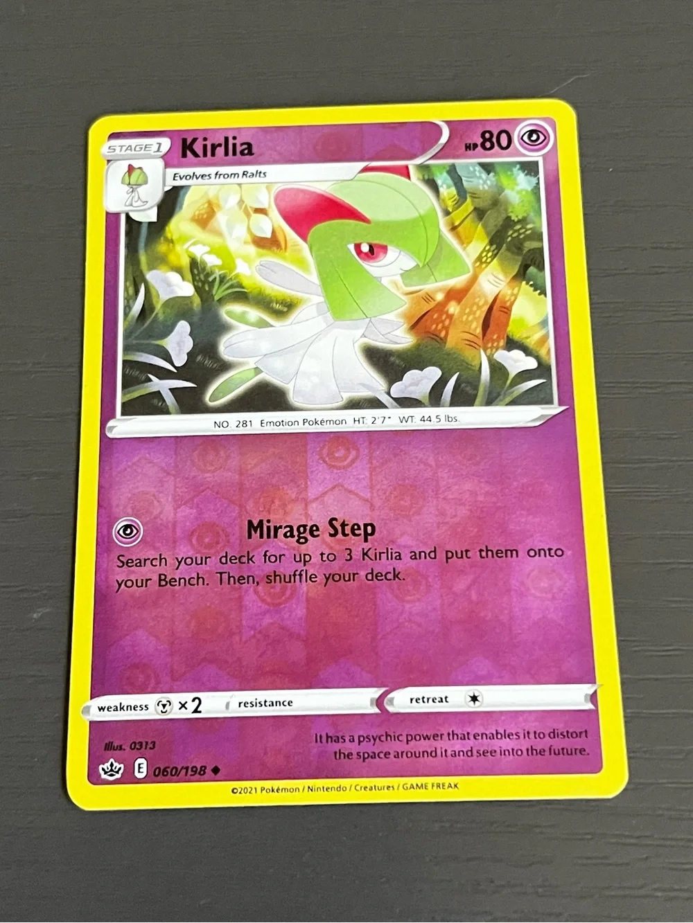2 Pokémon Cards. Golurk 066/198 HP 150 And Kirlia 060/198 HP 80